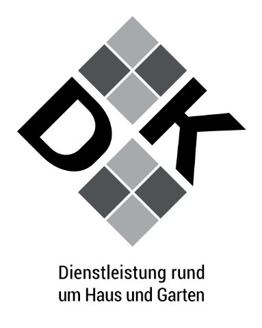 schwarz weißes Logo Daniel König Garten- und Landschaftsbau