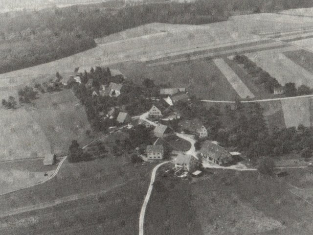 Historisches Luftbild von Reute