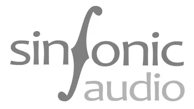 Logo mit integrierem Notenschlüssel von Sinfonic Audio